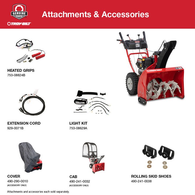 TROY-BILT Storm™ 2890 28" SNOW BLOWER (31AM5FP4B66) - Image 12