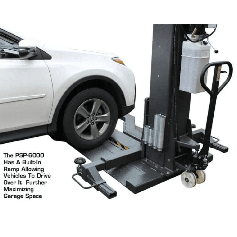 Atlas Single-Post Lift 6000 Lb – Capacity Portable – ATEXH-PSP-6000-FPD - Image 2